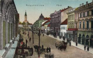 Nagykanizsa Fő út Miltényi Sándor és Weise Leo üzlete (EK)