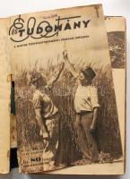 1951 Élet és Tudomány c. folyóirat II. félévének számai bekötve