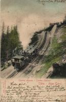 Tátra Csorba-tó cogwheel railway station, locomotive (b)