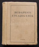 1959 Budapesti utcajegyzék