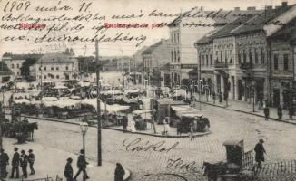 Kolozsvár Széchenyi square, market