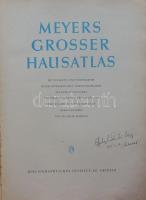 1938 Meyers grosser Hausatlas mit 213 haupt und Nebenkarten. (gerinc sérült) / (spine-cover damaged)...