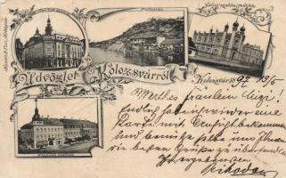 1897 Kolozsvár with Neolog synagogue