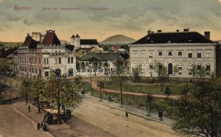 Eperjes Jókai square, post office, seminarium (EK)