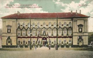 Késmárk business school decorated to the Thököly repatriation (Rb)