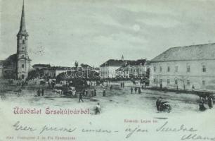 1899 Érsekújvár Kossuth square