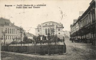 Sopron Petőfi Sándor tér, Színház