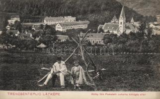 Trencsénteplic, folklore