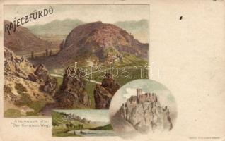 Rajecfürdő, a kurucok útja litho