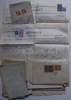 cca 1920-1940 25 db főként okmánybélyeges okmány