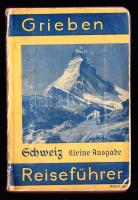 1936 Grieben: Reiseführer Schweiz 264p with maps