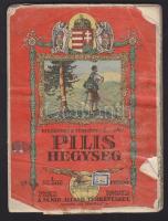 Pilis hegység. Kirándulók térképe 2. szám. Bp, é.n., Magyar Királyi Állami Térképészet (hajtásoknál szakadások)