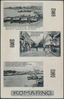 Komárom Nádor street, port, ship, vissza So.Stpl