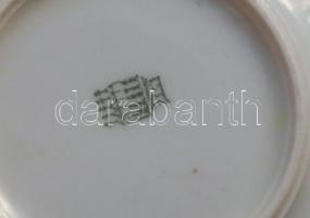 5db jelzett Zsolnay porcelán kávéscsészealj / 
Porcelain coffee cup plates