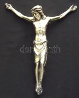 Jézus a kereszten fém szobor 25x22cm