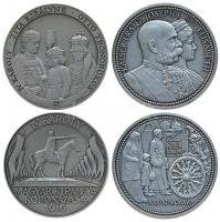 A Magyar Pénzverő és a Münze Österreich közös kiadványának teljes 4 díszdobozos kollekciója: 1916. &...