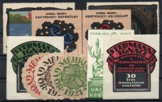 1912-1921 10 db klf régi levélzáró