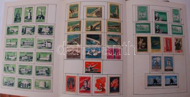 Kb. 700db különféle külföldi gyufacímke kartonokon rendezve