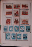 Kb. 700db különféle külföldi gyufacímke kartonokon rendezve