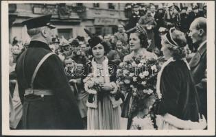 Komárom entry of the Hungarian troops, Horthy So.Stpl