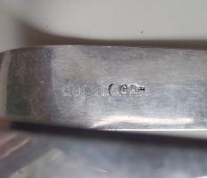 1831 Dekoratív angol ezüst cukor fogó csipesz IV. William időszakából, díszes kézi megmunkálással, n...