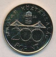 1994. 200Ft Ag "Deák Ferenc" aranyozva T:1-