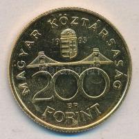 1993. 200Ft Ag "MNB" aranyozva T:1-