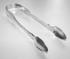 1791 Dekoratív angol ezüst cukor fogó csipesz díszes kézi megmunkálással, nemesfém és ötvös jelzéssel, szép állapotban /  Silver sugar tong 39,4gr 14,5cm