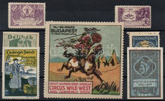 1919-1930 7 db régi magyar levélzáró