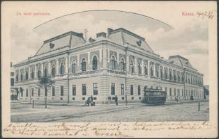 Kassa industrial school with tram