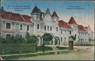 Hajmáskér tüzérségi lövőiskola, tiszti laképület, Divald & Monostory