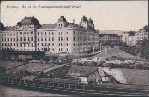 Pozsony, commanding office, ship