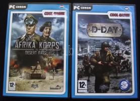 2db háborús számítógép játék: D-Day, Afrika Korps vs. Desert rats