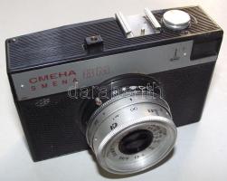 Smena 8M típusú szovjet gyártmányú működőképes fényképezőgép
