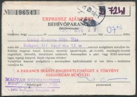 Okmány tétel: 8db fényképes vasúti és villamosbérlet (1922-1975), egy 1940/41-es fényképes diákigazo...