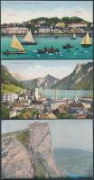 Salzkammergut - 6 db régi képeslap, mind használatlan