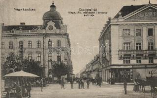 Nagykanizsa Csengeri út, a Biztosító Társaság palotája, Barta és Furst üzlete