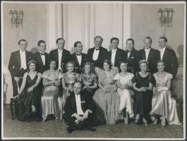 3db nagyméretű klf csoportkép a 40-es évekből