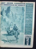 2db külföldi kerékpáros újság az 50-es évekből: Sport im Bild, Miroir-Sprint