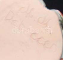 Debreceni népviseletű férfi mázas kerámia figura a Molnár-Marton műhelyből. Hibátlan, eredeti dobozá...