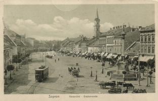 Sopron Várkerület, villamos (fa)