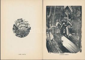 1962 12 metszet magyar grafikusoktól, benne Gross Arnold, Drahos István, Varga Gyula, stb. sorszámozott 373/500