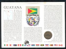 Guyana 1989. 25c érmés, bélyeges borítékon T:1
Guyana 1989. 25 cents, coin letter with stamps C:Unc