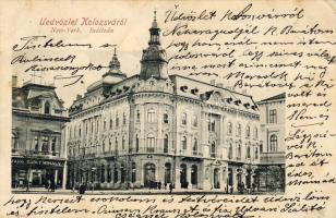 1902 Hosszúcímzéses Kolozsvár New York hotel T3