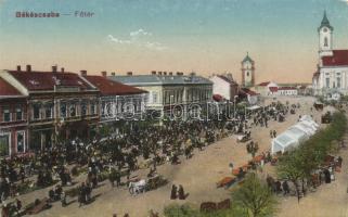 Békéscsaba Fő tér, piac