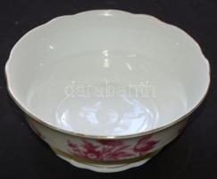 24 darabos komplett kézzel festett sorszámozott virágmintás jelzett Zsolnay porcelán étkészlet  hibá...