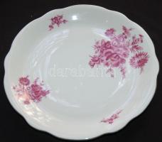 24 darabos komplett kézzel festett sorszámozott virágmintás jelzett Zsolnay porcelán étkészlet  hibá...