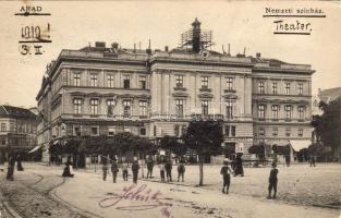 1910 Arad Nemzeti szálló hosszúcímzéses T2/3