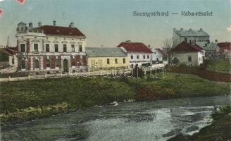 Szentgotthárd Rába részlet, Nágl Ferenc mészáros és hentes üzlete (small tear)