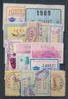 16db klf MÁV érvényesítő bélyeg